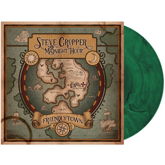 Steve Cropper & The Midnight Hour (with Billy F. Gibbons) · Friendlytown (LP) [Green Marble Vinyl edition] (2024)