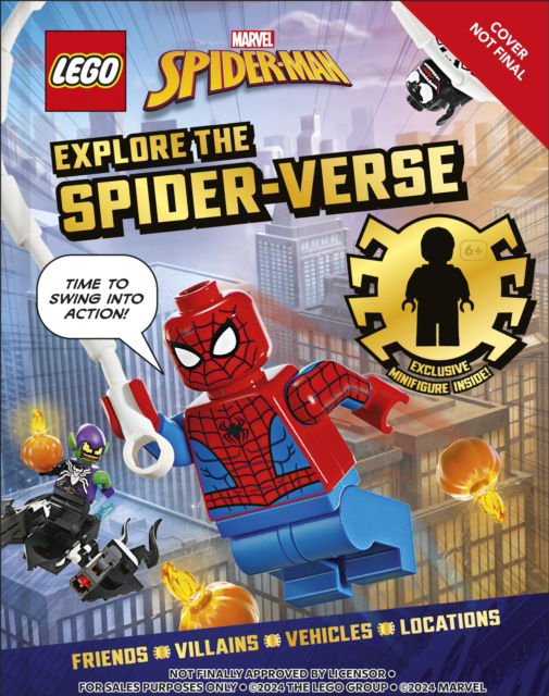 Cover for Dk · LEGO Marvel Spider-Man Explore the Spider-Verse: With Exclusive LEGO Spider-Man Minifigure (Hardcover Book) (2025)