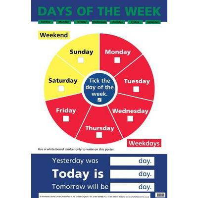 Cover for Schofield &amp; Sims · Days of the Week - Laminated posters (Plakat) (1995)