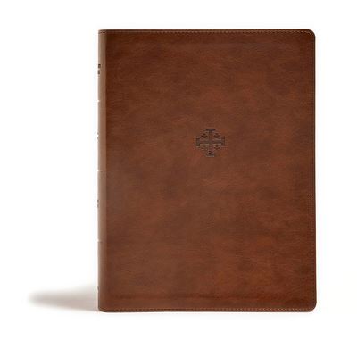 Cover for Lyman Coleman · CSB Life Connections Study Bible, Brown LeatherTouch, Indexed (Leather Book) (2019)