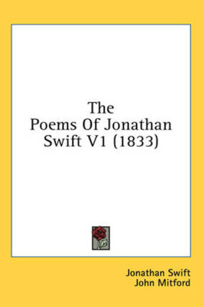 Cover for Jonathan Swift · The Poems of Jonathan Swift V1 (1833) (Hardcover Book) (2008)