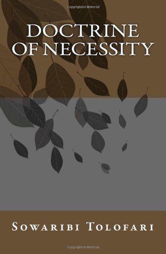 Sowaribi Tolofari · Doctrine of Necessity (Paperback Bog) (2010)