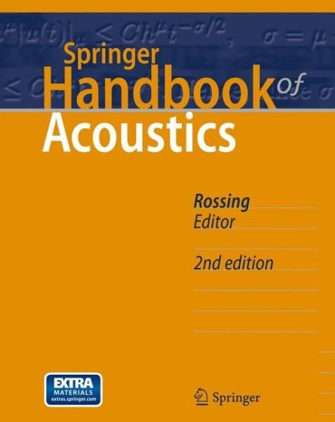 Cover for N H Fletcher · Springer Handbook of Acoustics (Book) [2nd ed. 2014 edition] (2015)