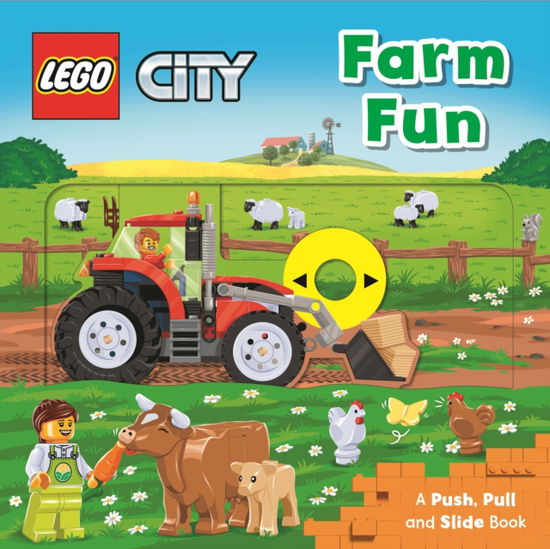 Cover for AMEET Studio · LEGO® City. Farm Fun: A Push, Pull and Slide Book - LEGO® City. Push, Pull and Slide Books (Kartonbuch) (2023)