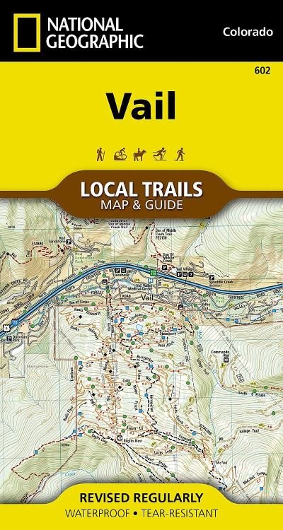 Cover for National Geographic · Vail - Local Trails (Kort) [2018th edition] (2018)