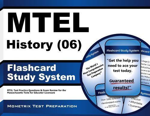 Cover for Mtel Exam Secrets Test Prep Team · Mtel History (06) Flashcard Study System: Mtel Test Practice Questions &amp; Exam Review for the Massachusetts Tests for Educator Licensure (Cards) (Taschenbuch) [Flc Crds edition] (2023)
