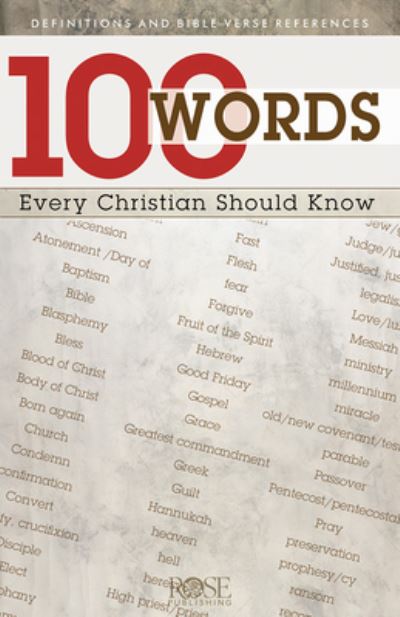 Cover for Rose Publishing · 100 Words Every Christian Should Know 5-Pack (Book) (2017)