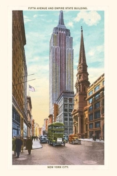 Cover for Found Image Press · Vintage Journal Fifth Avenue, Empire State Building, New York City (Book) (2022)