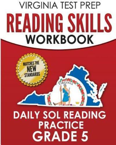 Cover for V Hawas · Virginia Test Prep Reading Skills Workbook Daily Sol Reading Practice Grade 5 (Paperback Book) (2018)