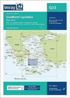 Cover for Imray · Imray Chart G33: Southern Cyclades - G Charts (Landkarten) [New edition] (2024)