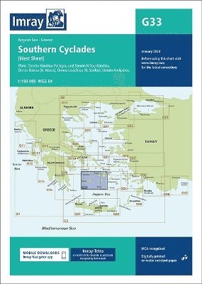 Cover for Imray · Imray Chart G33: Southern Cyclades - G Charts (Kartor) [New edition] (2024)