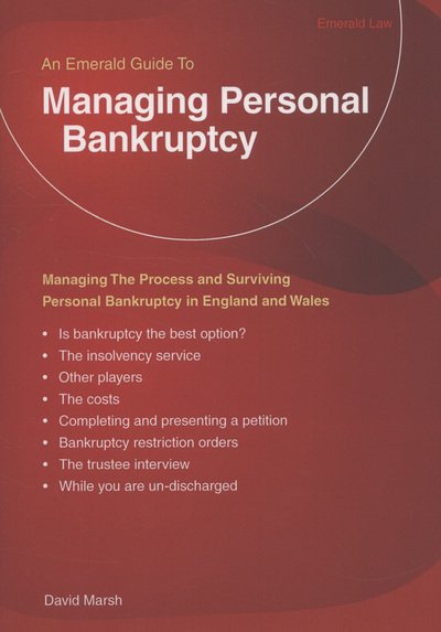 Cover for David Marsh · Managing Personal Bankruptcy: Managing the Process and Surviving Personal Bankruptcy in England and Wales (Taschenbuch) (2012)