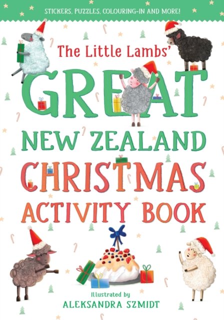 Cover for Yvonne Mes · The Little Lambs' Great New Zealand Christmas Activity Book (Paperback Book) (2024)