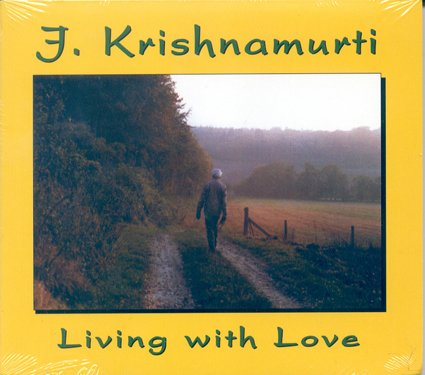 Cover for J. Krishnamurti · Living with Love CD (Hörbok (CD)) (2008)