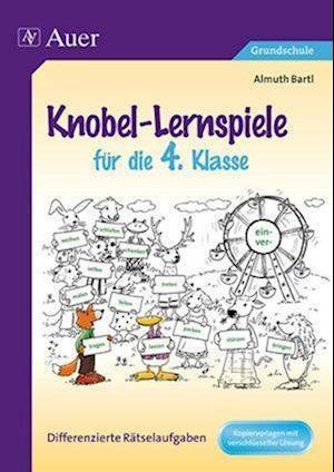 Cover for Almuth Bartl · Knobel-Lernspiele für die 4. Klasse (Taschenbuch) (2010)
