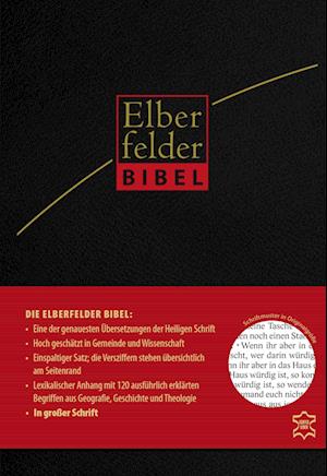 Cover for R. SCM Brockhaus · Elberfelder Bibel in großer Schrift, Leder (Leather Book) (2020)