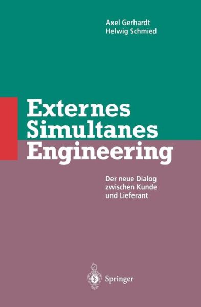 Cover for Axel Gerhardt · Externes Simultanes Engineering (Paperback Book) [German edition] (1996)