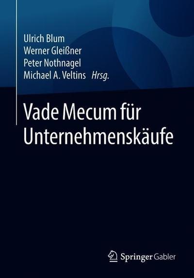 Cover for Vade Mecum Fur Unternehmenskaufe (Paperback Book) [1. Aufl. 2018 edition] (2018)