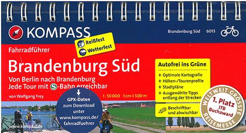 Cover for Mair-Dumont / Kompass · Kompass Fahrradführer 6013: Brandenburg Süd : Von Berlin nach Brandenburg (Book) (2013)