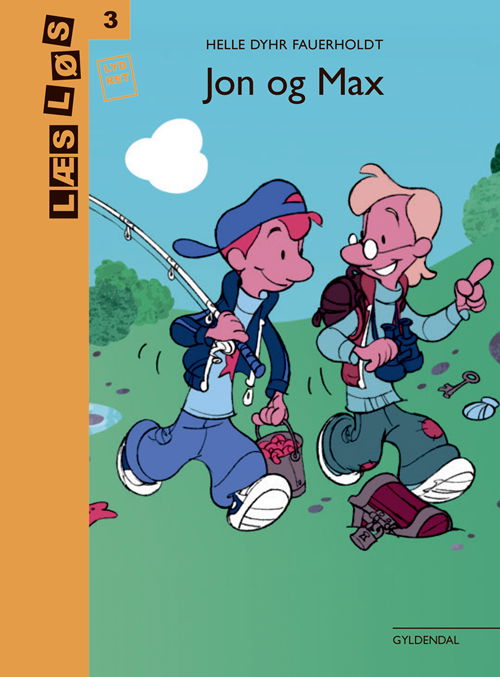 Cover for Helle Dyhr Fauerholdt · Læs løs 3: Jon og Max (Sewn Spine Book) [2.º edición] (2020)