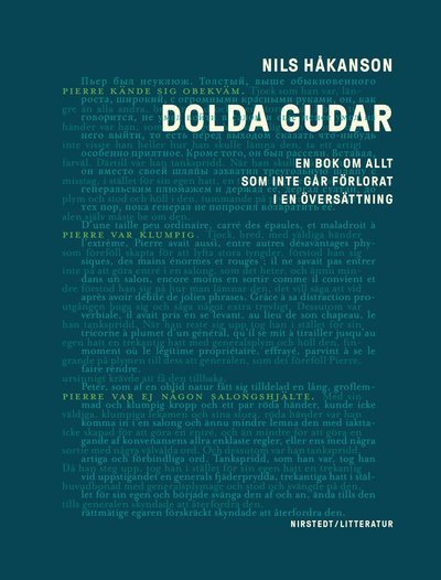 Cover for Nils Håkansson · Dolda gudar : en bok om allt som inte går förlorat i en översättning (Sewn Spine Book) (2021)