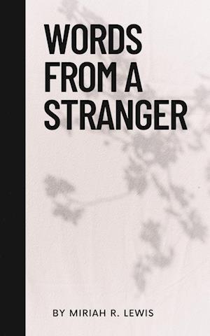 Cover for Miriah Lewis · Words from a Stranger (Paperback Book) (2023)