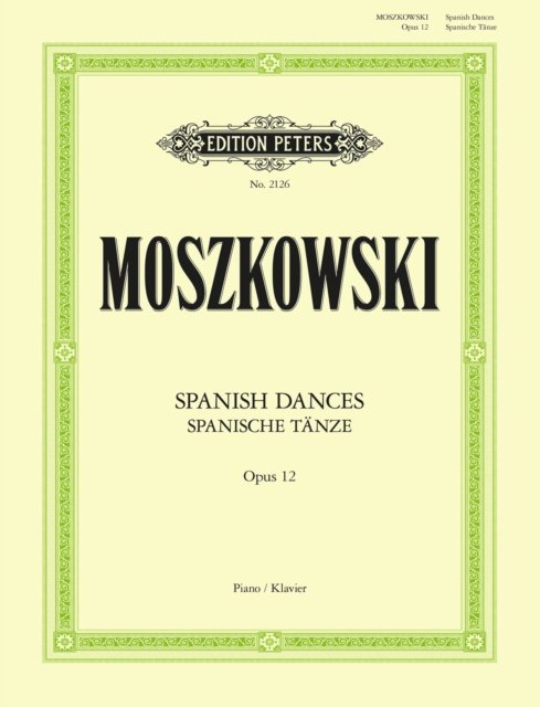 Cover for Spanish Dances Op.12 (Sheet music) (2001)