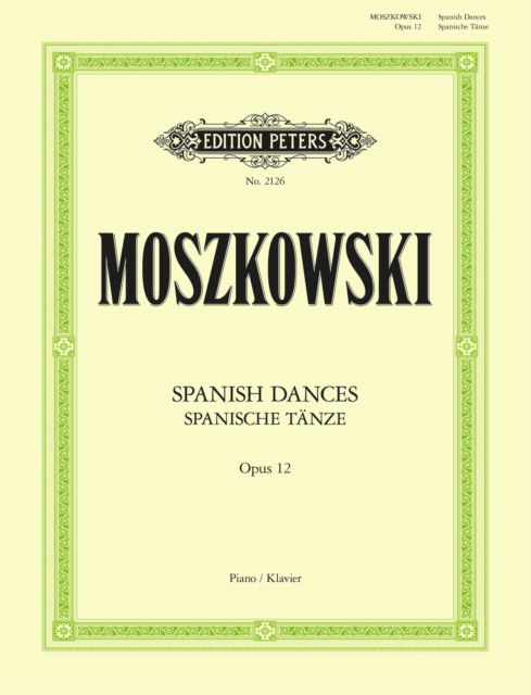 Cover for Spanish Dances Op.12 (Partitur) (2001)