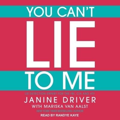 Cover for Janine Driver · You Can't Lie to Me (CD) (2020)