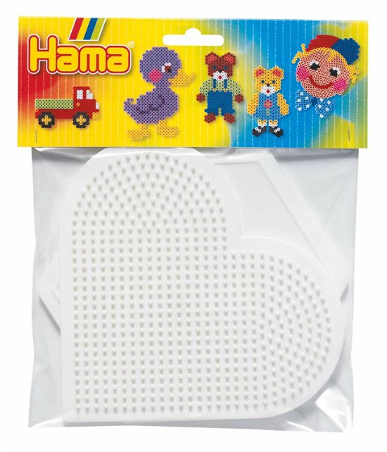 Cover for Hama · Hama Strijkkralenbordjes - Hart en Zeshoek Groot (Toys)