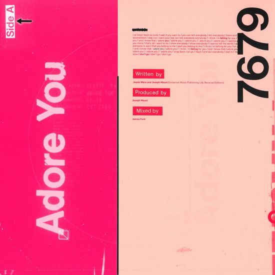 Jessie Ware · Adore You (12") [Reissue, Limited edition] (2019)