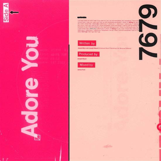 Cover for Jessie Ware · Adore You (12&quot;) [Reissue, Limited edition] (2019)
