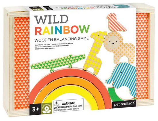 Cover for Petit Collage · Wild Rainbow Wooden Balancing Game (MERCH) (2019)