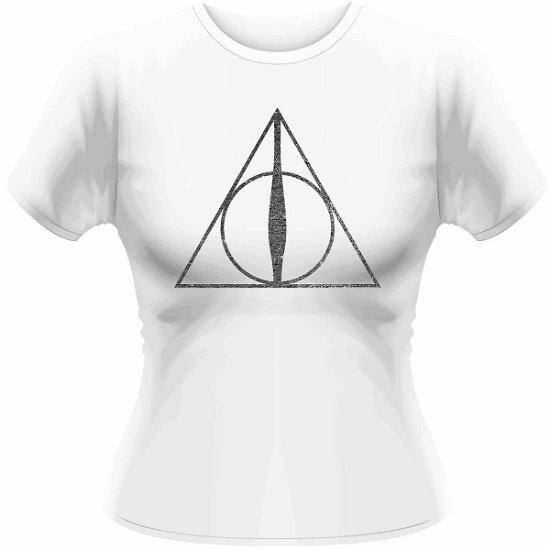 Cover for Harry Potter · Deathly:Symbol..-L-Girls (T-shirt) [White edition] (2015)
