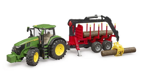 Cover for Bruder: 3154 · John Deere 7R 350, Rückeanh.+B.Stämmen (Toys)