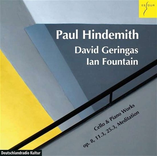 Cover for Hindemith / Geringas,david / Fountain,ian · Works for Cello &amp; Piano (CD) (2015)