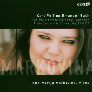 Cover for C.p.e. Bach / Markovina · Wurttemberg Sonatas / Piano Concerto in D Minor (CD) (2005)
