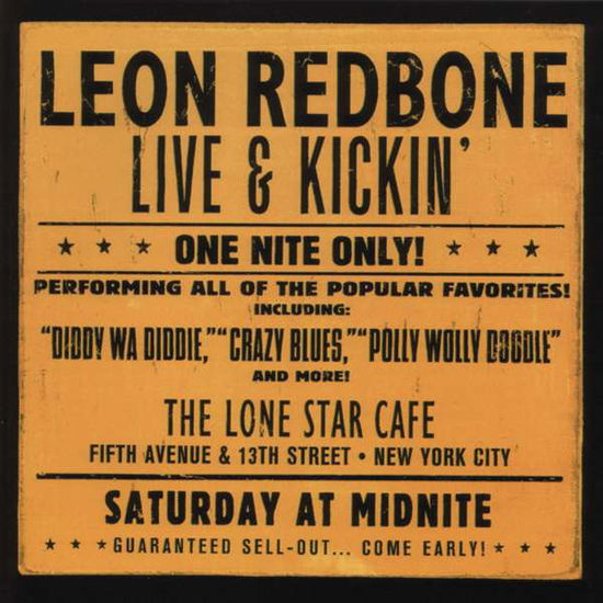 Cover for Leon Redbone · Live &amp; Kickin` (CD) [Japan Import edition] (2004)