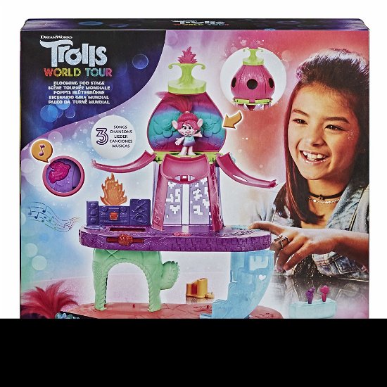 Trolls Blooming Pod Stage - Speelgoed - Produtos - Hasbro - 5010993661541 - 1 de agosto de 2020