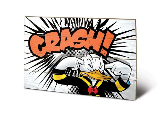 Cover for Wood Poster · DONALD DUCK - Wood Print 40X59 - Crash (MERCH) (2019)