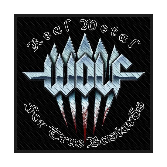 Cover for Wolf · Wolf Standard Woven Patch: Real Metal (Patch) (2019)