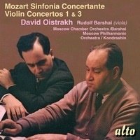 Cover for Oistrach / Kondrashin / Barshai / Moscow Co · Sinfonia Concertante / Violinkonzerte Kv 207 &amp; 216 (CD) (2022)