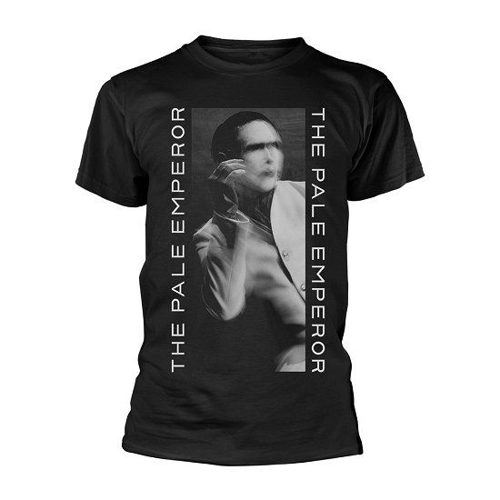 Cover for Marilyn Manson · Marilyn Manson Unisex T-Shirt: The Pale Emperor (Back Print) (T-shirt) [size M] [Black - Unisex edition] (2018)