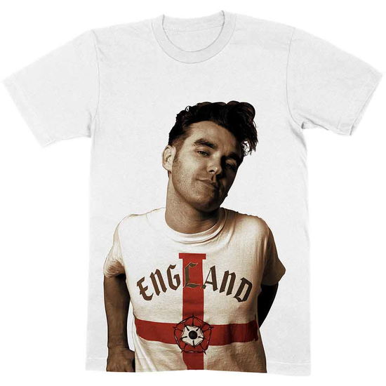 Cover for Morrissey · Morrissey Unisex T-Shirt: Glamorous Glue (White) (T-shirt) [size S] [White - Unisex edition] (2021)