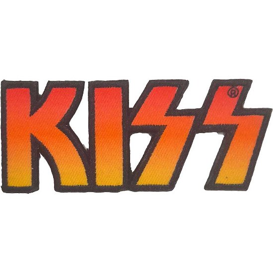 KISS Standard Woven Patch: Cut-Out Logo - Kiss - Merchandise -  - 5056561000541 - 