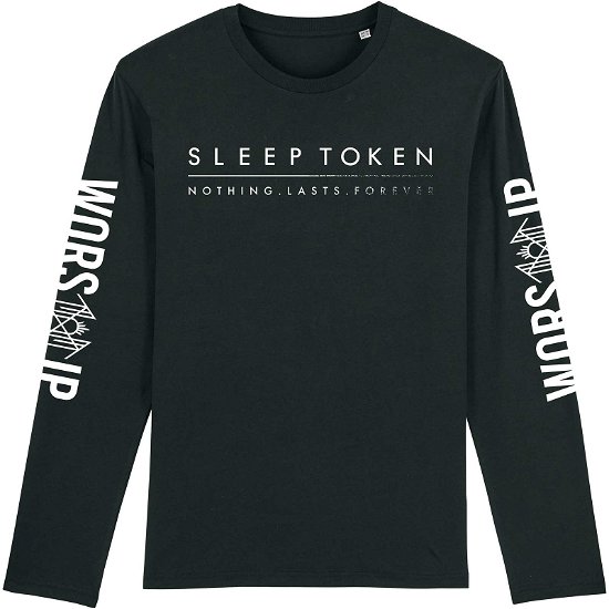 Sleep Token Unisex Long Sleeve T-Shirt: Worship (Sleeve Print) - Sleep Token - Marchandise -  - 5056737218541 - 