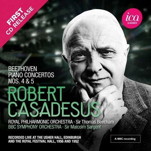 Beethoven Piano Concertos - Casadesus / Rpo / Bbcso - Musik - ICA CLASSICS - 5060244551541 - 2. November 2018