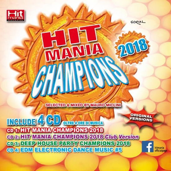 Hit Mania Champions 2018 - 4 CD Boxset - Aa. Vv. - Music - WALKMAN SRL (distrib - 8058964884541 - March 9, 2018