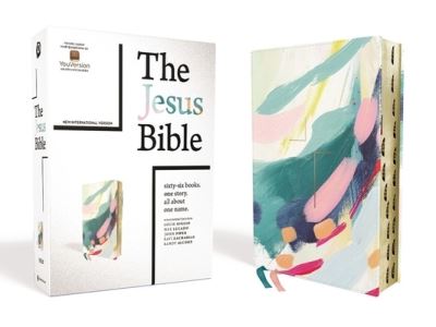 Jesus Bible Artist Edition, NIV, Leathersoft, Multi-Color / Teal, Thumb Indexed, Comfort Print - Passion - Kirjat - Zondervan - 9780310457541 - tiistai 3. marraskuuta 2020