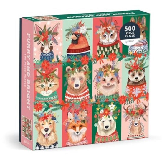 Furry And Bright 500 Piece Puzzle - Galison - Board game - Galison - 9780735382541 - September 12, 2024